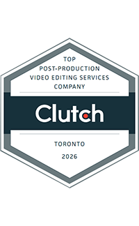 Top Clutch Post-production Video Editing Services Company Toronto 2026 badge