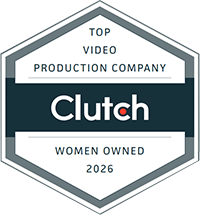 Top Clutch Video Production Company Women Owned 2026 badge